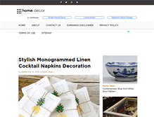 Tablet Screenshot of homecreadeco.com